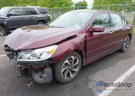 2017 Honda Accord Ex-L из США, поврежденный, VIN 1HGCR2F81HA046956